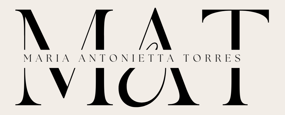 Black Elegant Modern Name Initials Monogram Victoria Logo